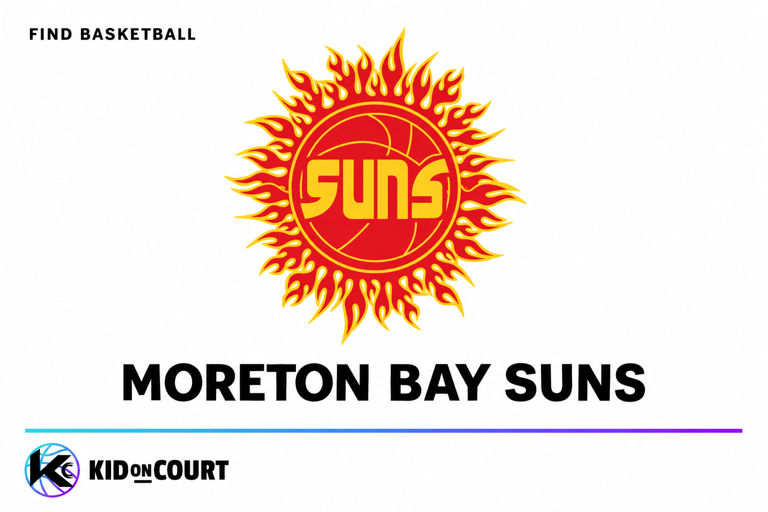 Moreton Bay Suns basketball club logo